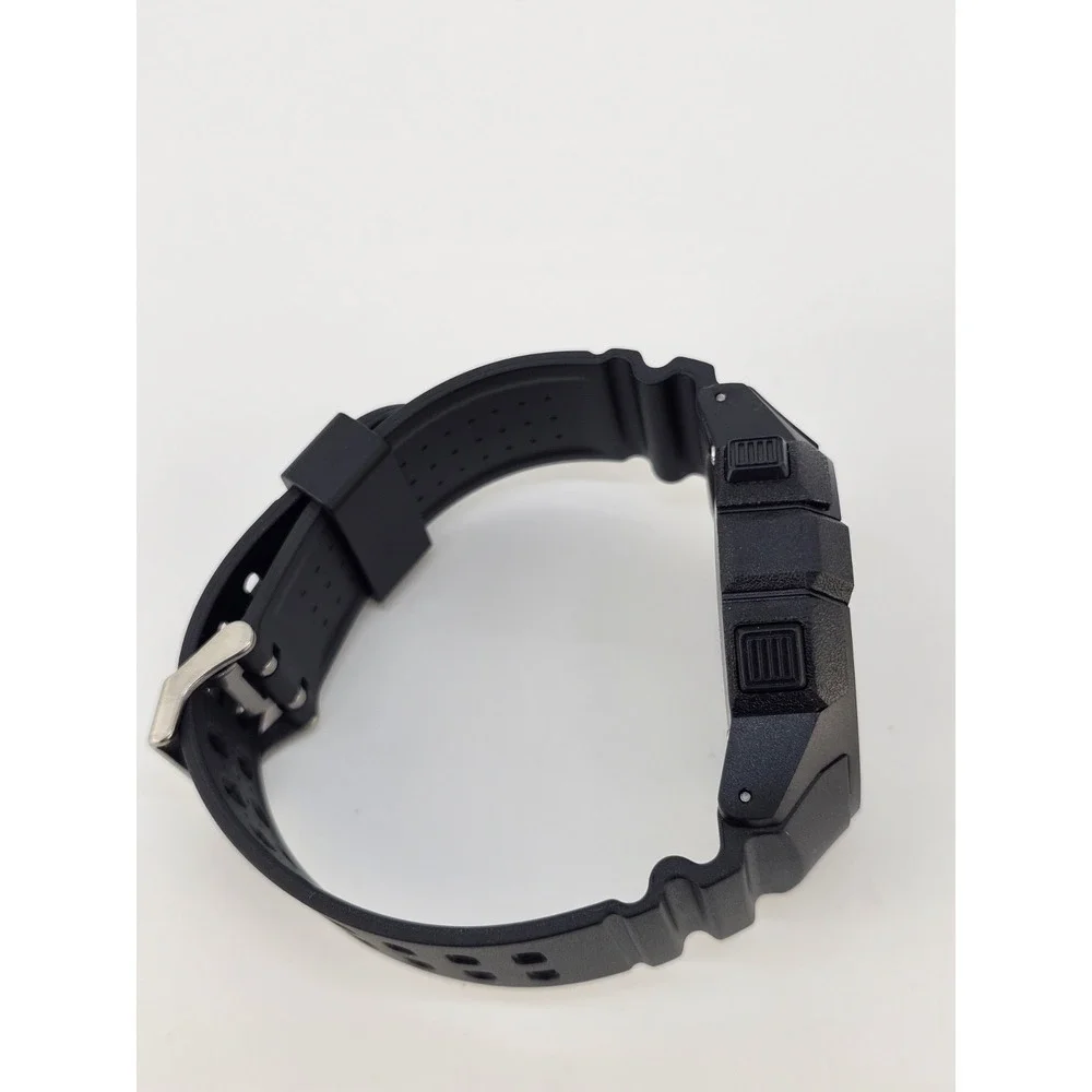 Beeasy Men's‎ Digital Sports Watch 49MM Black Plastic Bands Light Working
